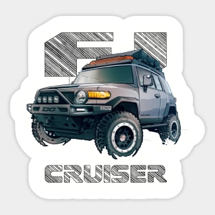 FJ Cruiser (XJ10) – Titanium Sticker